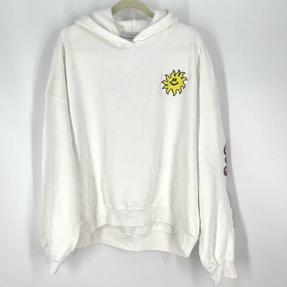 Daydreamer Flyer Oversized Mushroom Hoodie Sweatershirt Size Medium - Picture 2 of 8